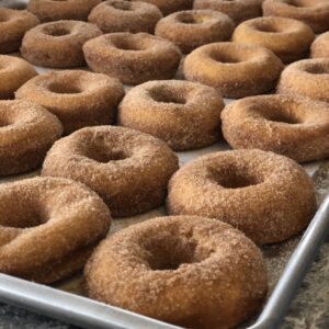 Homemade Apple Cider Donuts